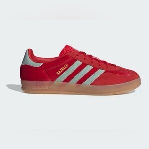 Adidas Gazelle Red Athletic Shoes